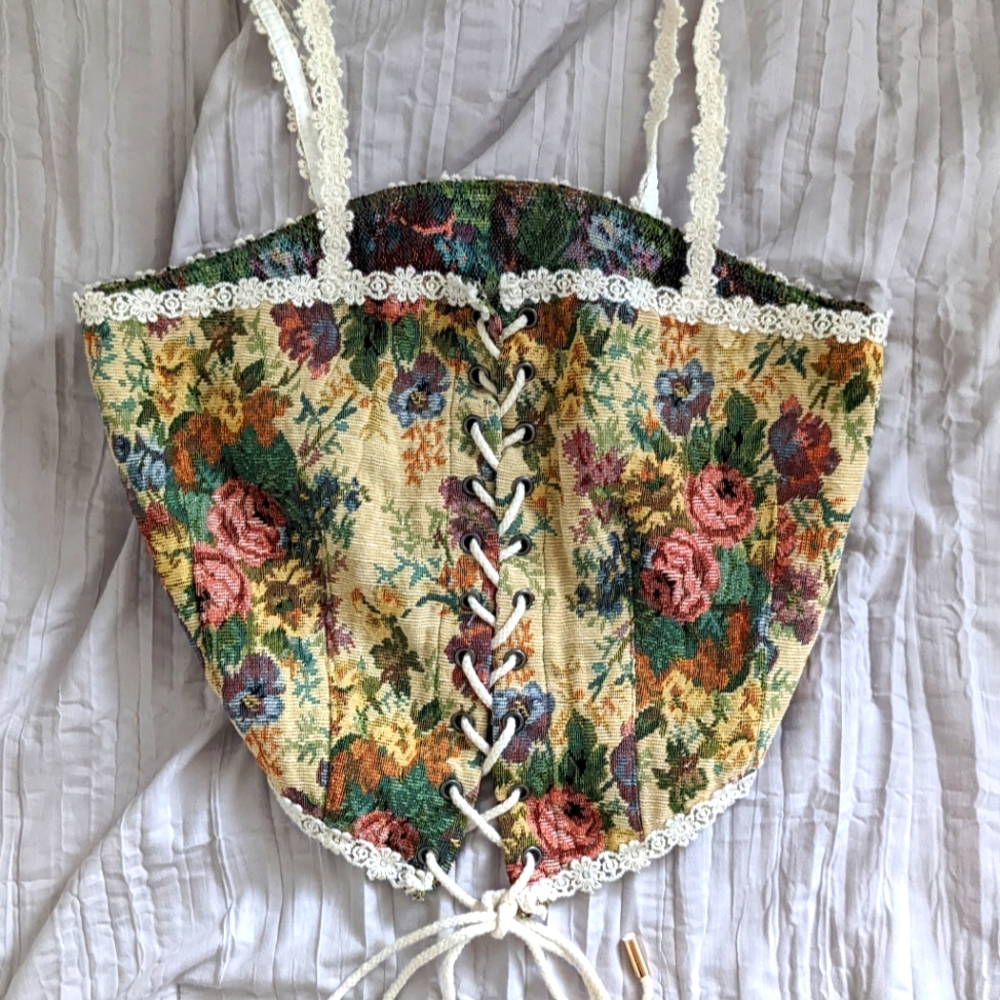 SheIn Floral Corset
